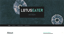 Desktop Screenshot of lotus-eatermagazine.com
